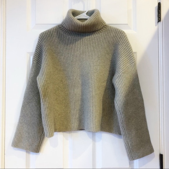 H&M cashmere wool turtleneck sweater M - Picture 1 of 5